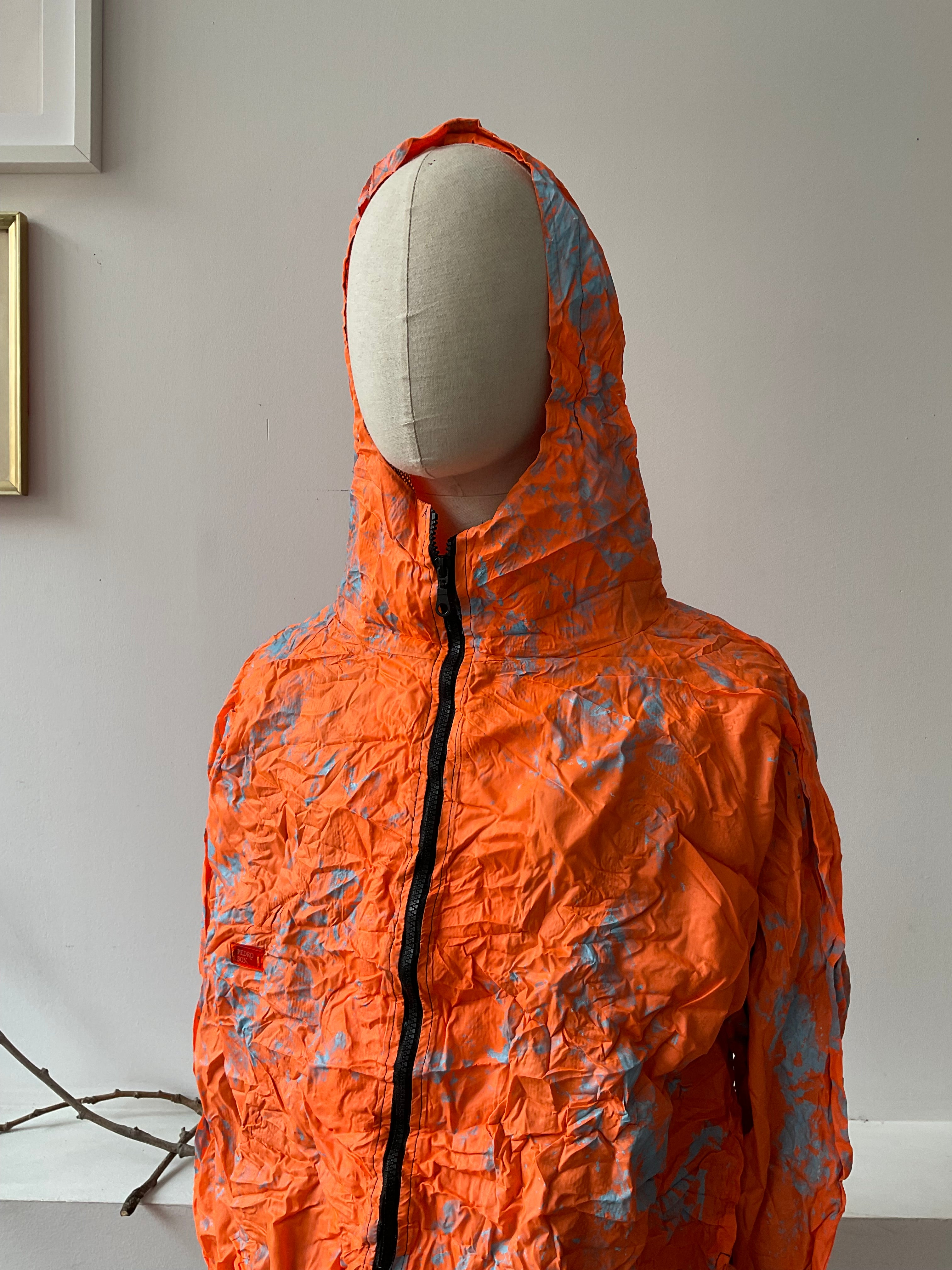 Jacket Rugas 001 Mancha celeste .