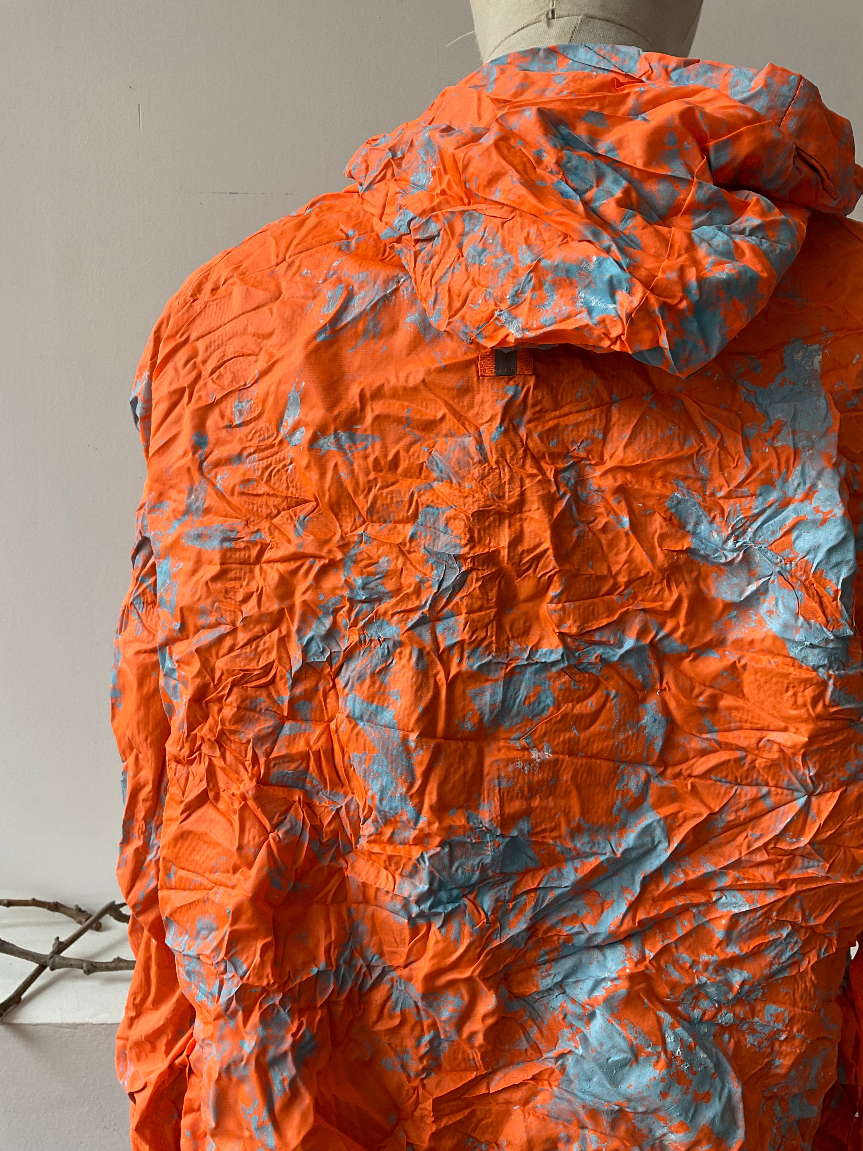 Jacket Rugas 001 Mancha celeste .