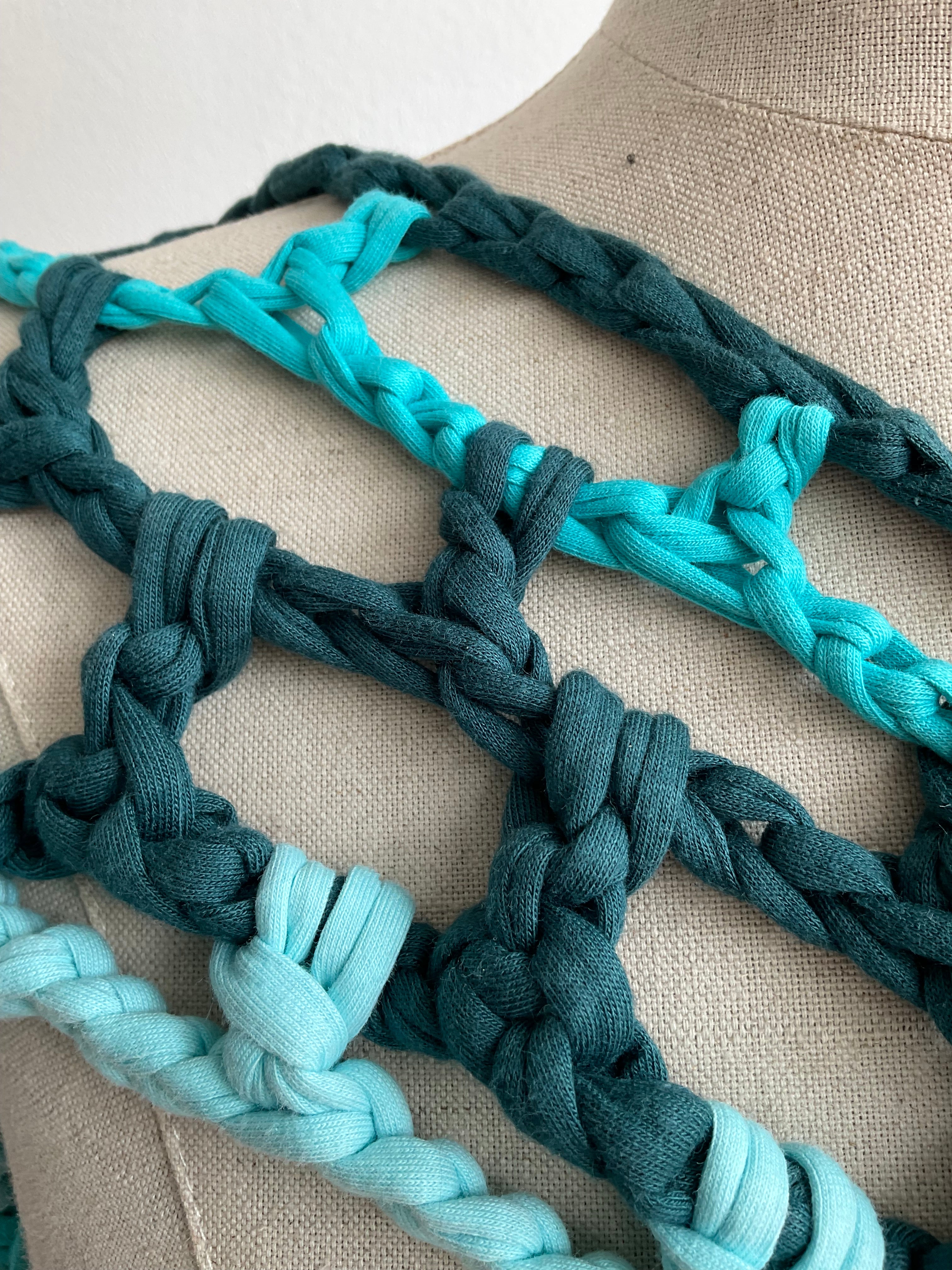 006/ Chispa Handcrafted Crochet Shoulder Piece 2